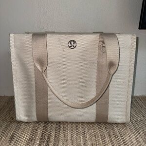 Lululemon Structured Canvas Tote Bag - 10L